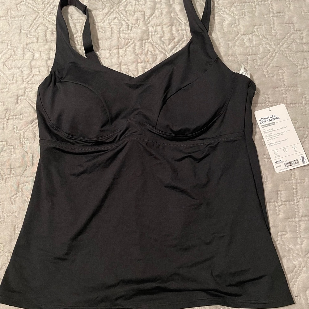 NWT Athleta bondi bra cup tankini 38B/C